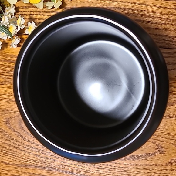 Rae Dunn TREATS & BRIBES Canister with Wooden Lid - Picture 9 of 11